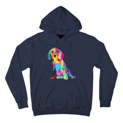 Dog Lover Gifts For Womens Beagle Colorful Beagle Men Tall Hoodie