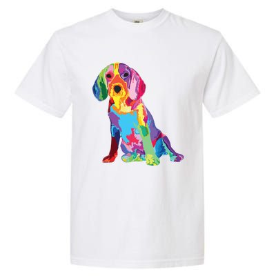 Dog Lover Gifts For Womens Beagle Colorful Beagle Men Garment-Dyed Heavyweight T-Shirt