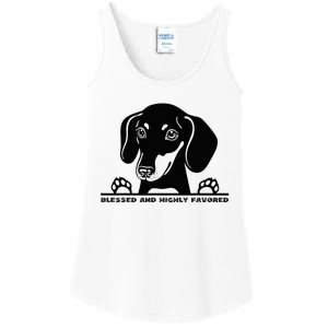 Dachshund Lover Gift Ladies Essential Tank