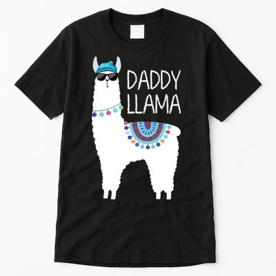 Daddy Llama Gift For Men Papa Tall T-Shirt
