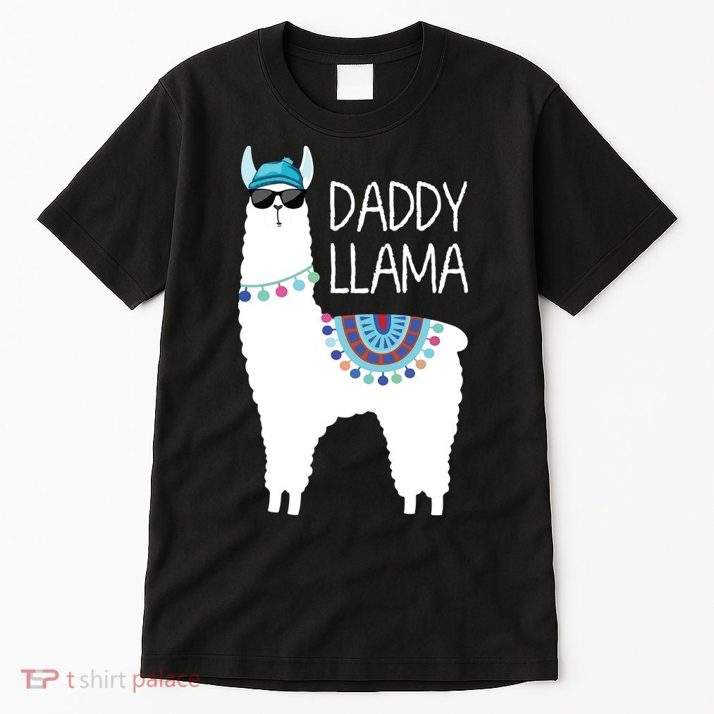 Daddy Llama Gift For Men Papa Tall T-Shirt