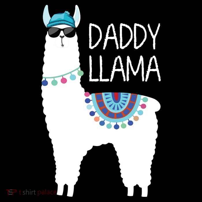 Daddy Llama Gift For Men Papa Women's V-Neck T-Shirt
