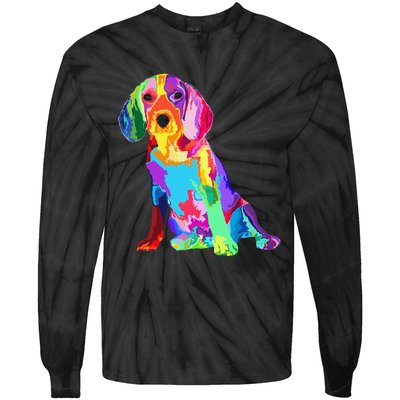 Dog Lover Gifts For 's Beagle Tie-Dye Long Sleeve Shirt