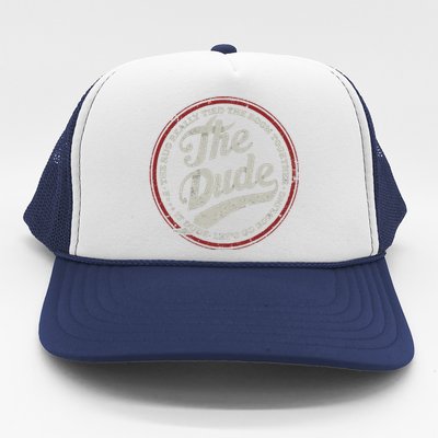 Dude Let&39;s Go Bowling Trucker Hat