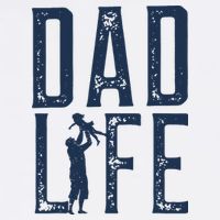 Dad Life Girl Dad Adult Drive Performance Visor