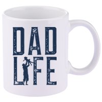 Dad Life Girl Dad 11oz C Handle Ceramic Mug
