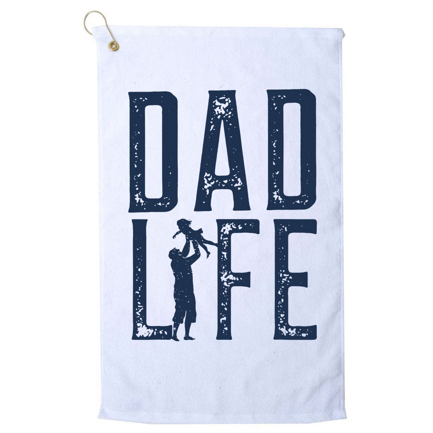 Dad Life Girl Dad Golf Towel