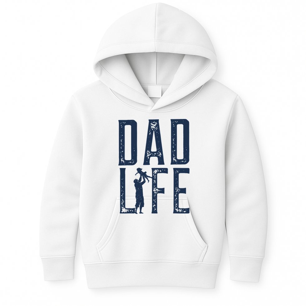 Dad Life Girl Dad Kids Hoodie