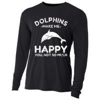 Dolphin Lover Gifts Funny Dolphin Cooling Performance Long Sleeve Crew