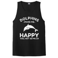 Dolphin Lover Gifts Funny Dolphin PosiCharge Competitor Tank