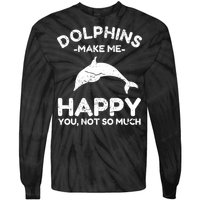 Dolphin Lover Gifts Funny Dolphin Tie-Dye Long Sleeve Shirt