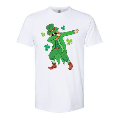 Dabbing Leprechaun Gift Funny St Paddys Day Gift Softstyle® CVC T-Shirt