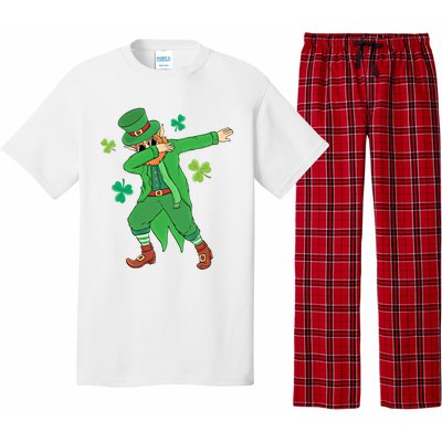 Dabbing Leprechaun Gift Funny St Paddys Day Gift Pajama Set