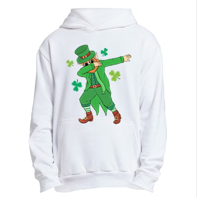 Dabbing Leprechaun Gift Funny St Paddys Day Gift Urban Pullover Hoodie