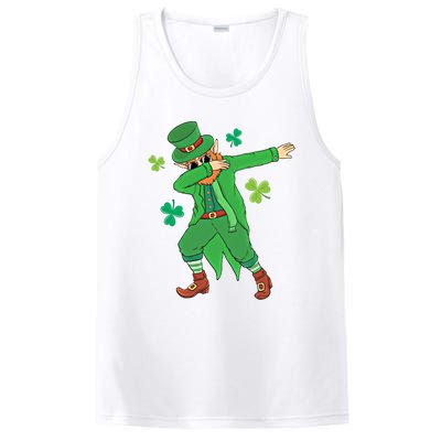 Dabbing Leprechaun Gift Funny St Paddys Day Gift PosiCharge Competitor Tank