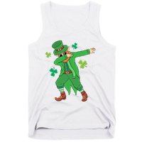 Dabbing Leprechaun Gift Funny St Paddys Day Gift Tank Top