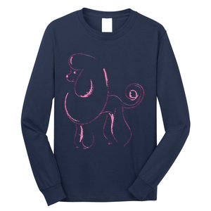 Dog Lover Gifts Poodle Women Cool Poodle Dog Men Long Sleeve Shirt