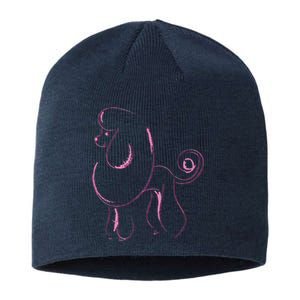 Dog Lover Gifts Poodle Women Cool Poodle Dog Men Sustainable Beanie