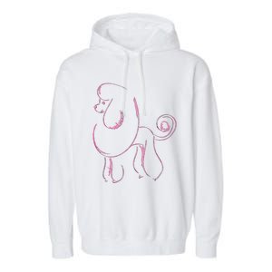 Dog Lover Gifts Poodle Women Cool Poodle Dog Men Garment-Dyed Fleece Hoodie