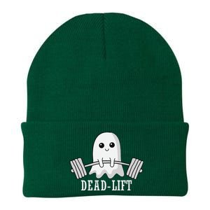 Dead Lift Ghost Halloween Ghost Gym Weightlifting Fitness Knit Cap Winter Beanie