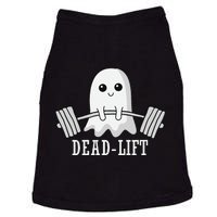 Dead Lift Ghost Halloween Ghost Gym Weightlifting Fitness Doggie Tank