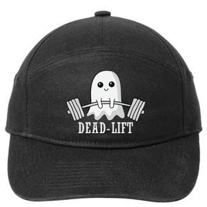 Dead Lift Ghost Halloween Ghost Gym Weightlifting Fitness 7-Panel Snapback Hat