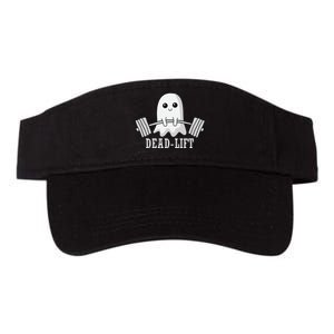 Dead Lift Ghost Halloween Ghost Gym Weightlifting Fitness Valucap Bio-Washed Visor