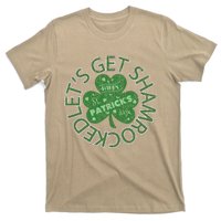 Distressed Let's Get Shamrocked Irish St Patrick T-Shirt