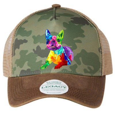 Dog Lover Gifts Boston Terrier Dog Colorful Boston Terrier Legacy Tie Dye Trucker Hat