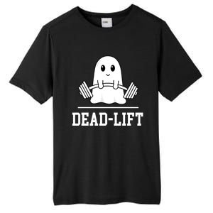 Dead Lift Ghost Halloween Cute Boo Gym Weights Gift Tall Fusion ChromaSoft Performance T-Shirt