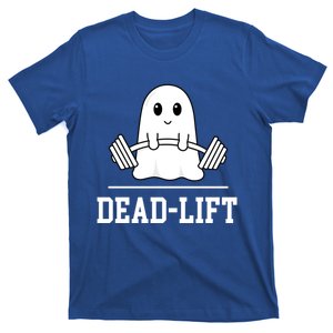 Dead Lift Ghost Halloween Cute Boo Gym Weights Gift T-Shirt