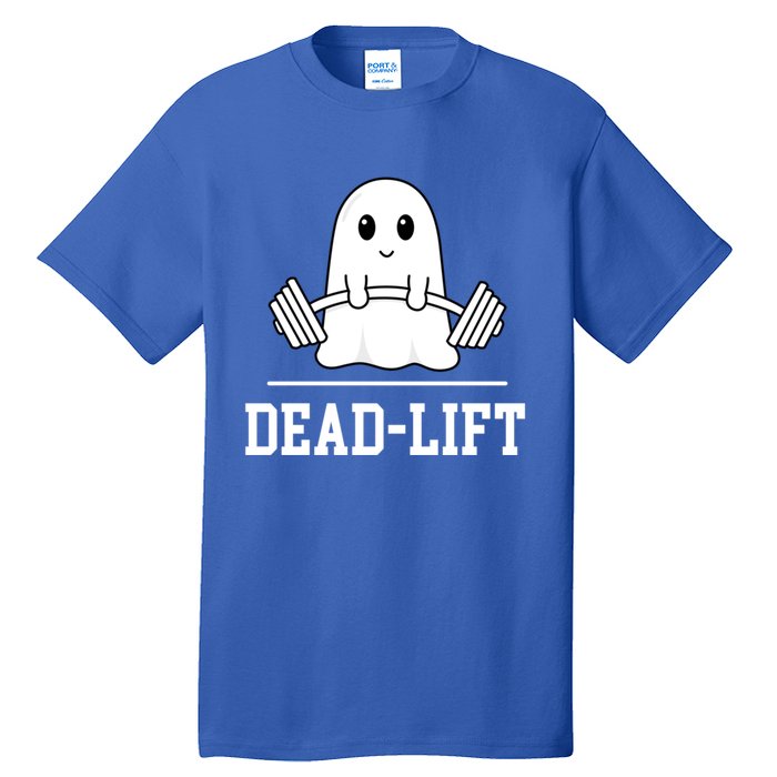 Dead Lift Ghost Halloween Cute Boo Gym Weights Gift Tall T-Shirt