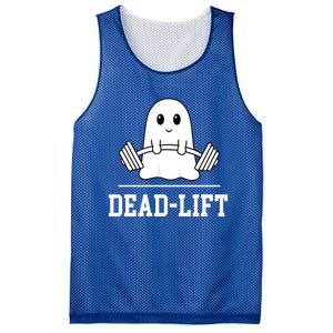 Dead Lift Ghost Halloween Cute Boo Gym Weights Gift Mesh Reversible Basketball Jersey Tank