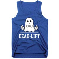 Dead Lift Ghost Halloween Cute Boo Gym Weights Gift Tank Top