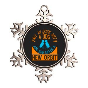 Dog Lover Graphic Metallic Star Ornament