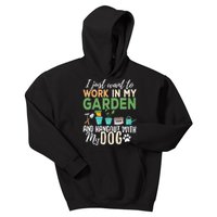 Dog Lover Gardener Garden Pet Gift Plants Kids Hoodie