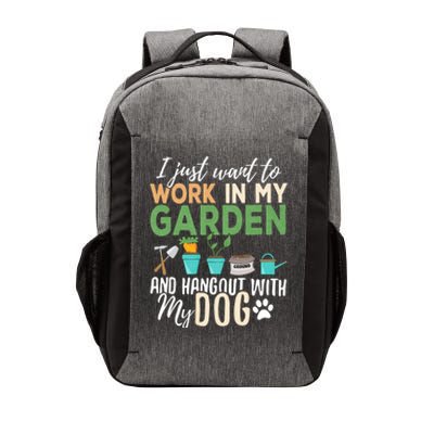 Dog Lover Gardener Garden Pet Gift Plants Vector Backpack