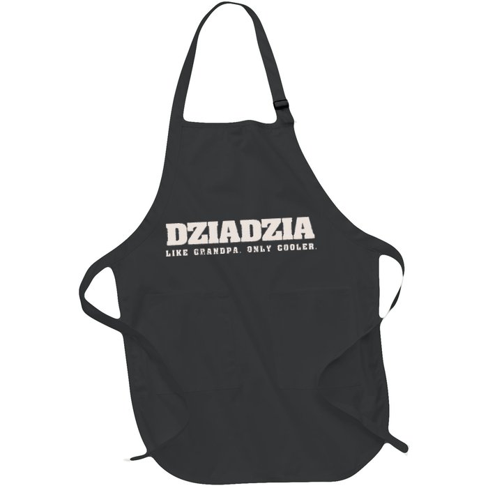 Dziadzia Like Grandpa Only Cooler Polish Grandfather Apron
