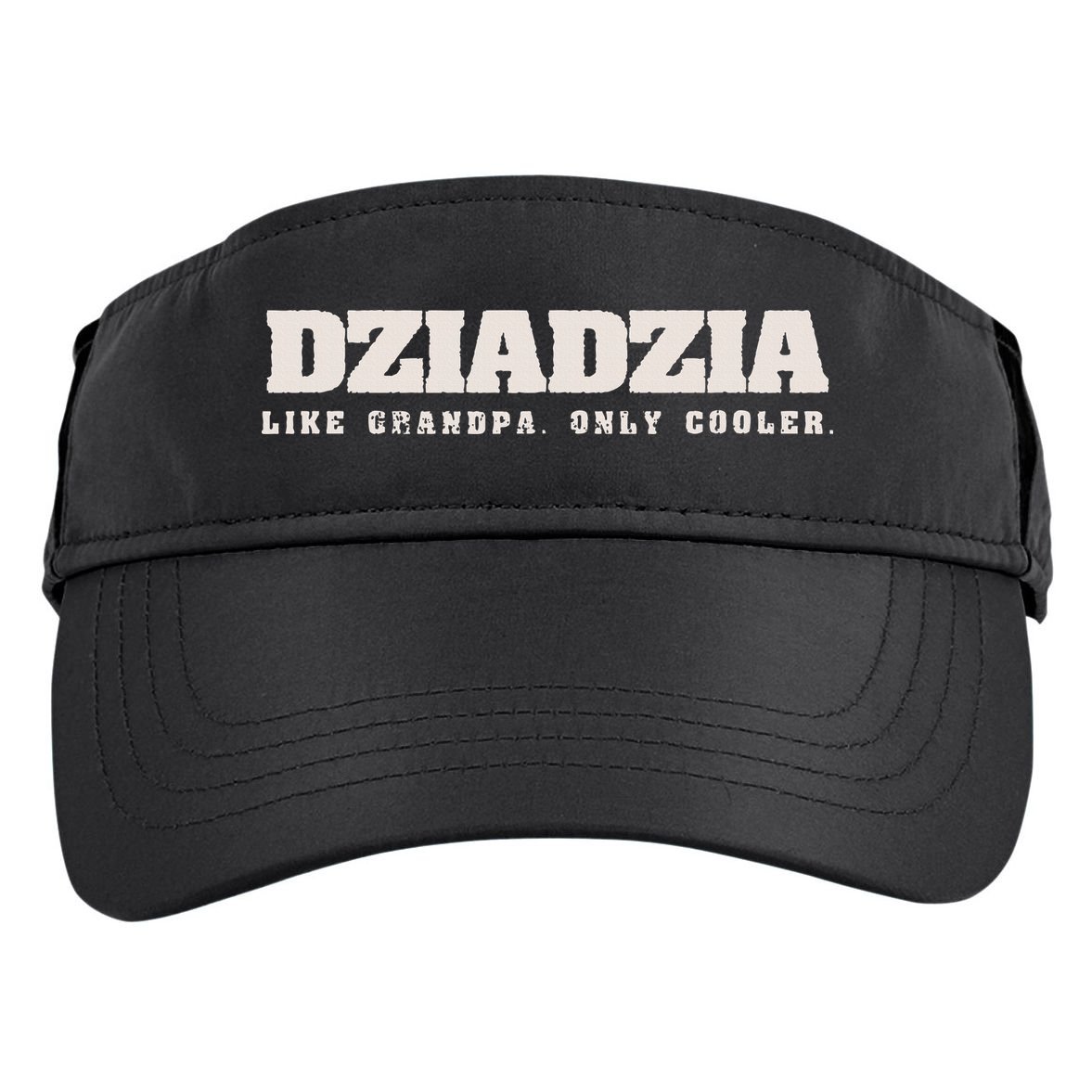 Dziadzia Like Grandpa Only Cooler Polish Grandfather Adult Drive Performance Visor