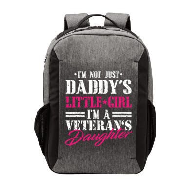 Daddys Little Girl Veteran Dad Veterans Day Gift Vector Backpack