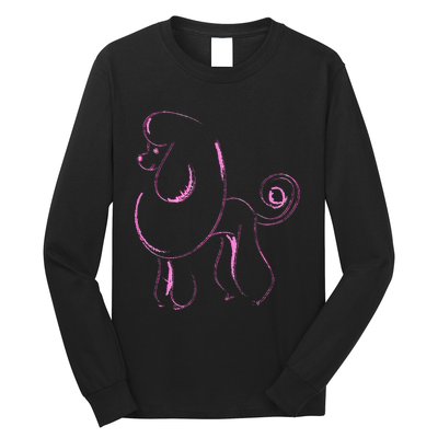 Dog Lover Gifts Poodle 's Cool Poodle Dog Long Sleeve Shirt