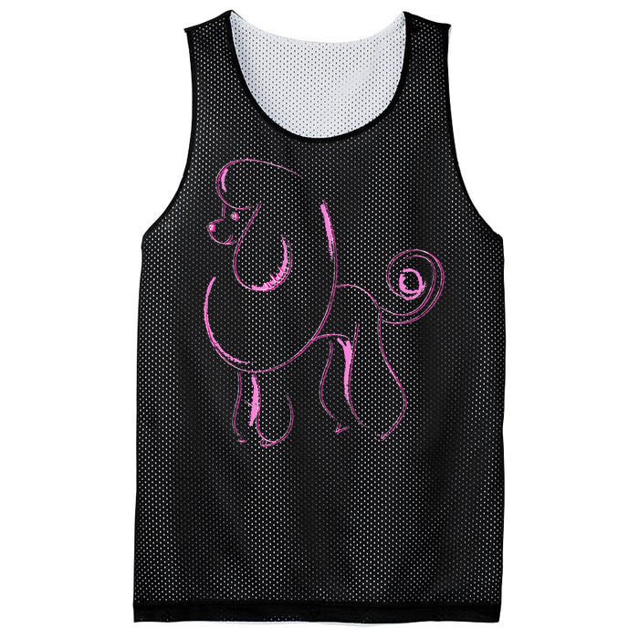 Dog Lover Gifts Poodle 's Cool Poodle Dog Mesh Reversible Basketball Jersey Tank