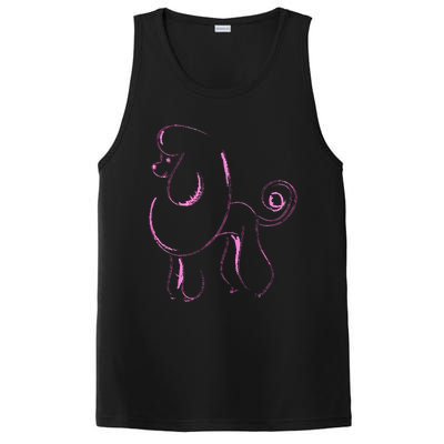 Dog Lover Gifts Poodle 's Cool Poodle Dog PosiCharge Competitor Tank