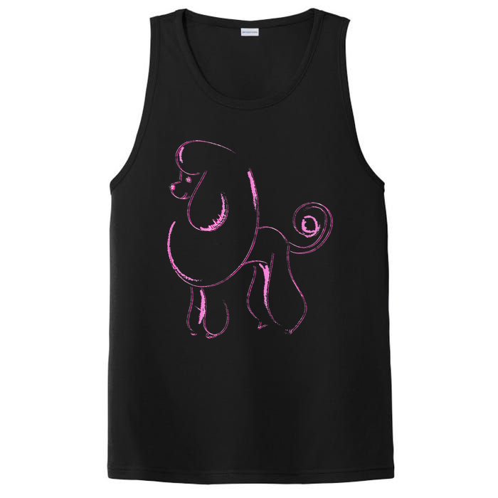 Dog Lover Gifts Poodle 's Cool Poodle Dog PosiCharge Competitor Tank