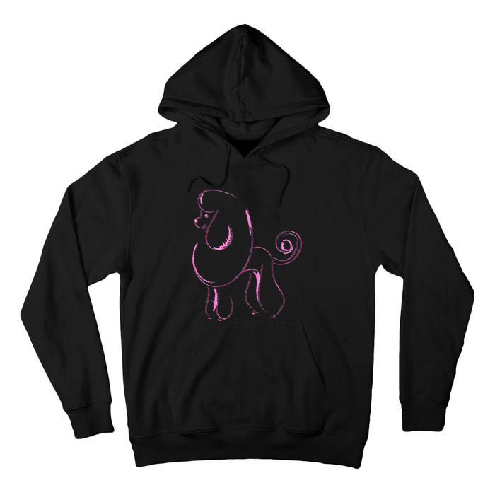 Dog Lover Gifts Poodle 's Cool Poodle Dog Tall Hoodie