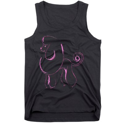 Dog Lover Gifts Poodle 's Cool Poodle Dog Tank Top