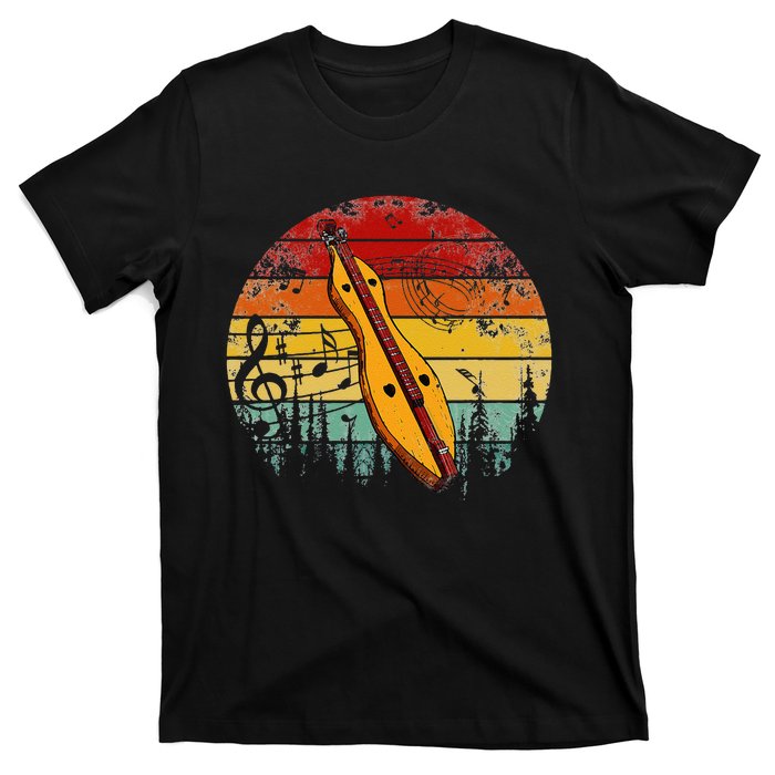 Dulcimer Lovers Guitar Vintage Dulcimer Funny T-Shirt