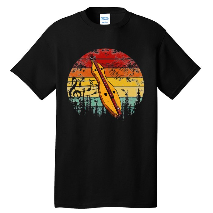 Dulcimer Lovers Guitar Vintage Dulcimer Funny Tall T-Shirt