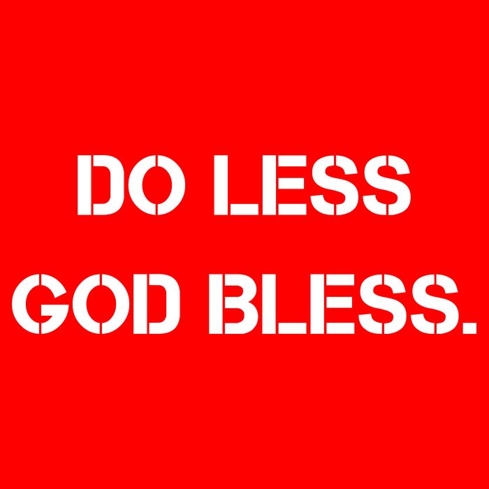 Do Less God Bless God Funny Christian Flat Bill Trucker Hat