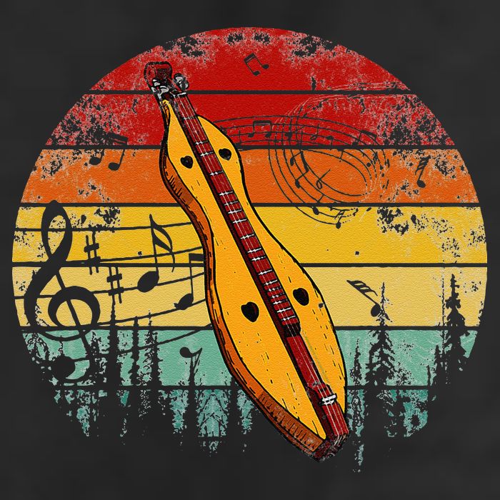 Dulcimer Lovers Guitar Retro Design Dulcimer Funny Cool Comfort Performance Bucket Hat